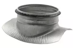 Piquage rond symétrique Ø 250 mm - 160 mm (90°) - galvanisé